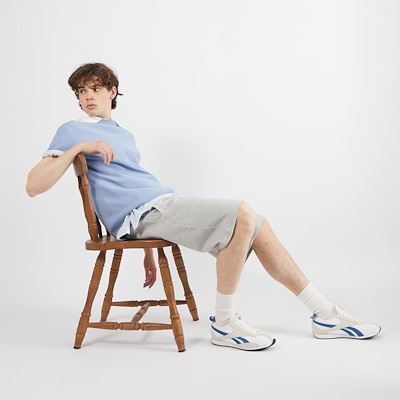 Alternate view of Men's R400 Sneakers in Blue/White