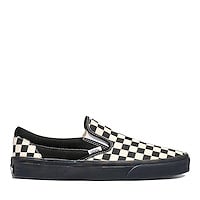 Chaussures sans lacets Classic à damier noires