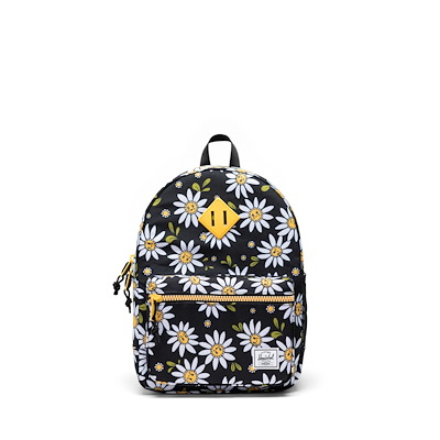 Main view of Kids Heritage Daisy Days Backpack in Black