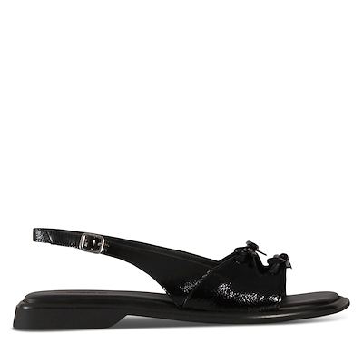Sandales Izzy Bow noires pour femmes