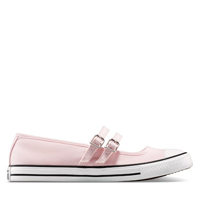 Main view of Women's Chuck Taylor All Star Dainty Mary-Jane Shoes in Light Pink