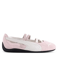 Ballerines Speedcat roses et blanches pour femmes