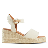 Women's Clara Platform Wedge Sandals in Beige