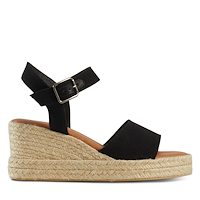 Women's Clara Platform Wedge Sandals in Black