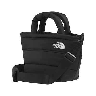Alternate view of Nuptse Mini Tote Bag in Black/White