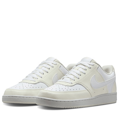 Alternate view of Women's Court Vision Low Sneakers in Light Yellow/White