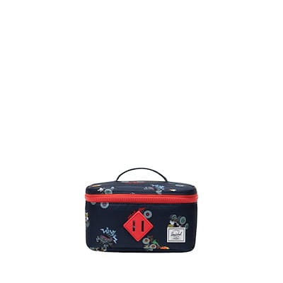 Boîte à lunch Heritage Monster Truck bleu marine et rouge pour enfants