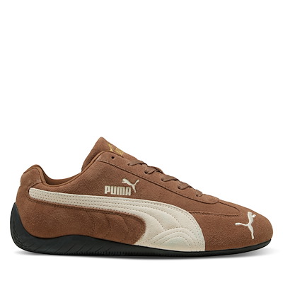 Women's Speedcat OG Sneakers in Brown/Ivory