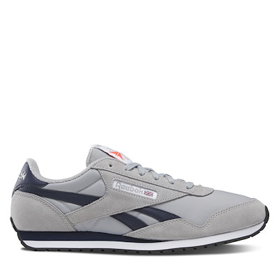 Men's Classic AZ Sneakers in Grey/Navy Blue