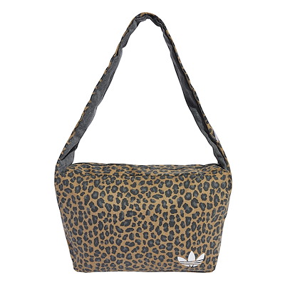 Sac à main Large Leopard OG brun, noir et blanc