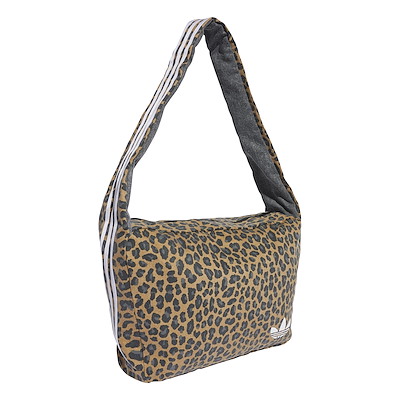 Alternate view of Large Leopard OG Shoulder Bag in Brown/Black/White