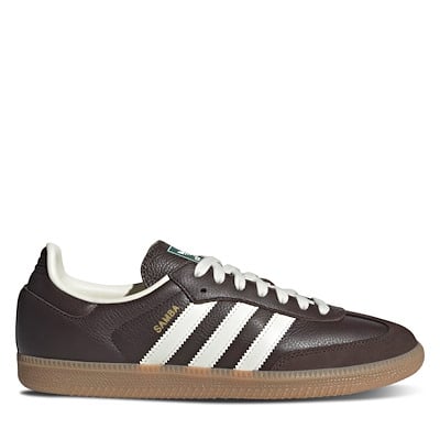 Men's Samba OG Sneakers in Brown/White
