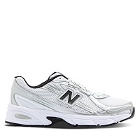 740 Sneakers in White/Silver/Black