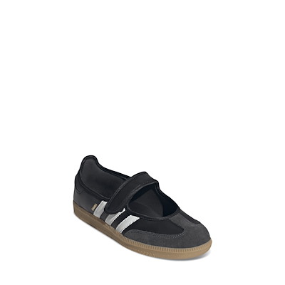 Alternate view of Women's Samba Mary-Jane Sneakers in Black/White
