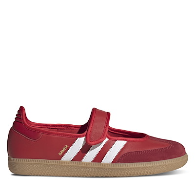 Main view of Women's Samba Mary-Jane Sneakers in Red/White