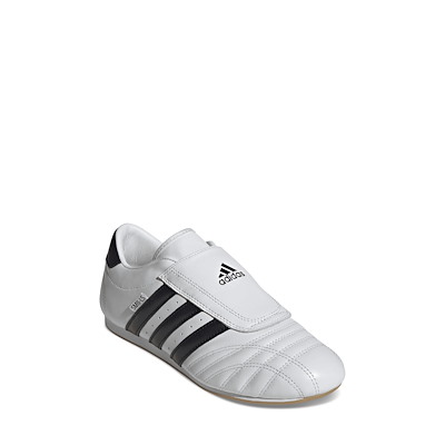 Alternate view of Baskets Taekwondo sans lacets blanches et noires pour femmes