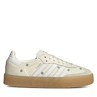Women's Sambae Platform Floral Embroidery Sneakers in Cream/White