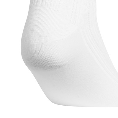 Three Pack Originals Ruffle Quarter Socks in White/Black Alternate View