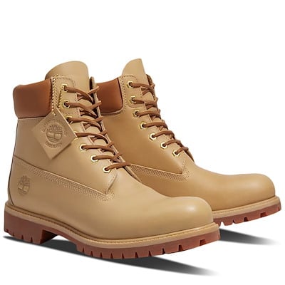 Men's 6-Inch Premium Waterproof Boots in Beige Alternate View