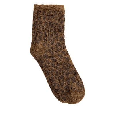 Plaimor Crew Socks in Leopard