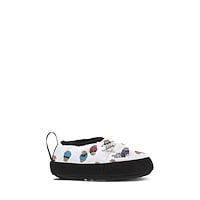 Infant/Toddler Bear Tent Mules in White/Black