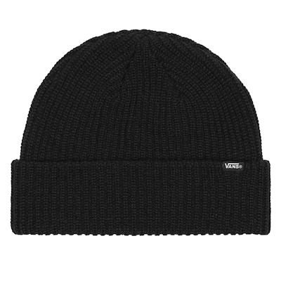 Core Basic Cuff Beanie in Black