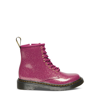 Little Kid's 1460 Patent Leather Boots in Fuchsia
