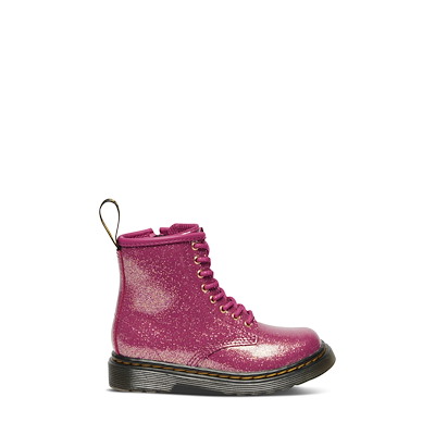 Toddler's 1460 Patent Leather Boots in Fuchsia