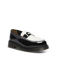 Women's Penton Heart Loafers in Black/White | Little Burgundy