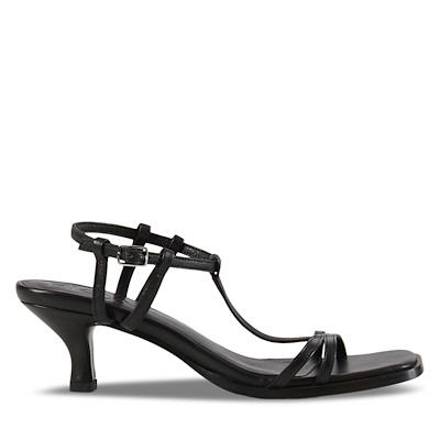 Main view of Women's Bella Heeled Sandals in Black