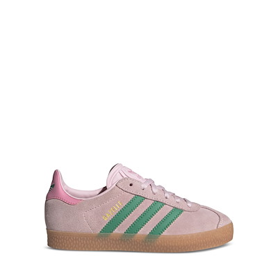 Little Kid's Gazelle Sneakers in Pink/Green