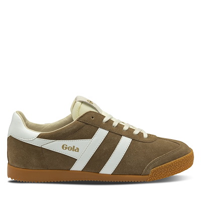 Baskets Elan brunes et blanches pour femmes