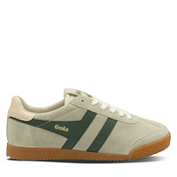 Women's Elan Sneakers in Beige/Green