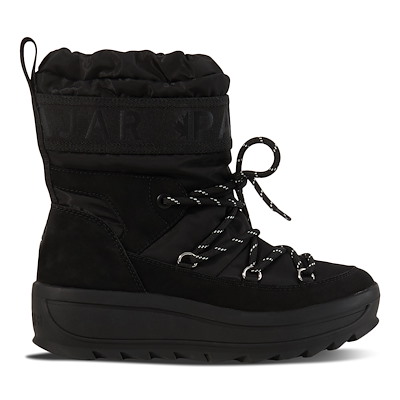 Bottes D'hiver Joe Boxer - Noir - Doublure Flanelle à Carreaux - Taille 11 US Femme - Occasion Propre