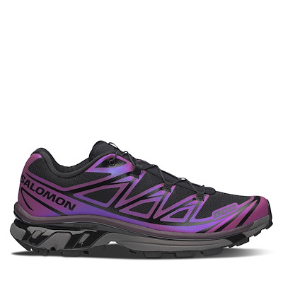 XT-6 Sneakers in Black/Purple | Little Burgundy