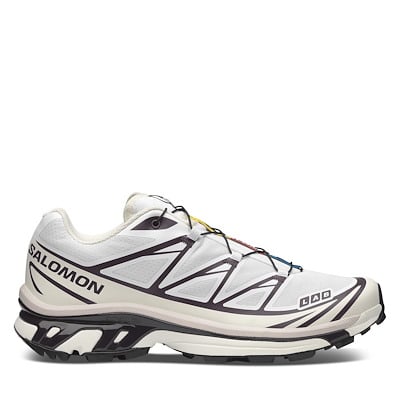 Baskets XT-6 blanches, beiges et noires