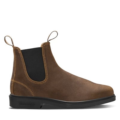 2581 Chisel Toe Chelsea Boots in Tobacco Suede
