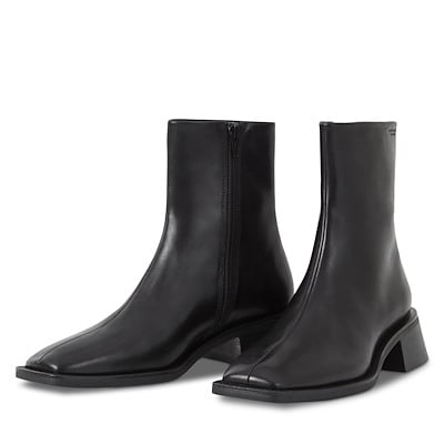 Women's Blanca Heeled Boots in Black Alternate View