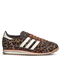 Women's SL 72 OG Leopard Sneakers in Dark Brown/Off-White/Orange