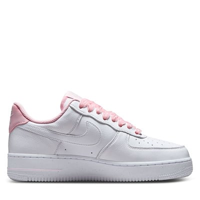 Baskets Air Force 1 '07 blanches et roses pour femmes