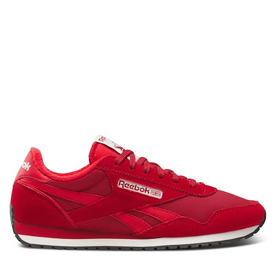Main view of Baskets Classic AZ rouges et blanches pour femmes
