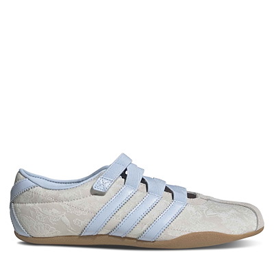 Women's Tokyo Mary Jane Floral Sneakers in Grey/Light Blue