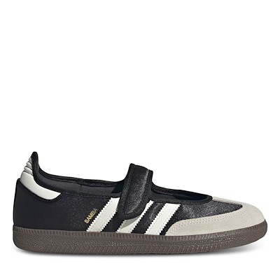 Baskets Mary Jane Samba noires et blanches pour femmes