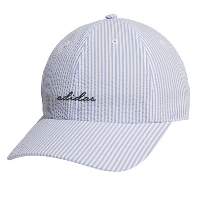 Casquette Fashion en tissu gaufré bleu et blanc