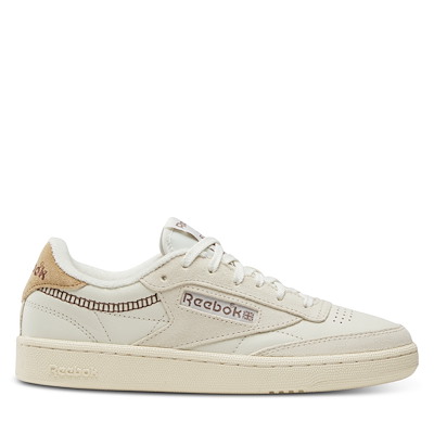 Women's Club C 85 Sneakers in Chalk/Brown
