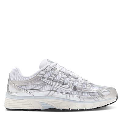 Baskets P-6000 argent et blanc pour femmes