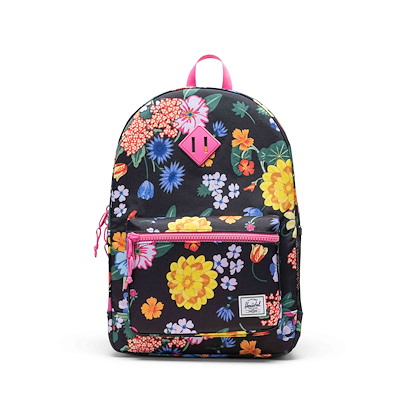 Sac à dos Youth Heritage Paper Garden noir et multicolore