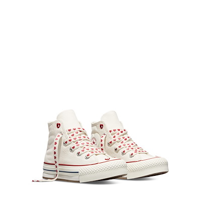 Baskets Chuck Taylor All Star CAV/E Lift hautes coeurs blanc rétro pour jeunes enfants Alternate View
