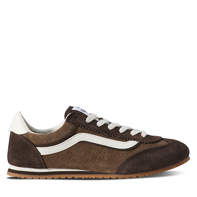 Baskets Super Lowpro brunes et blanches pour femmes