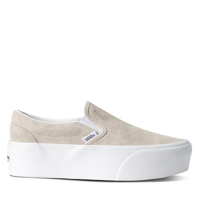 Chaussures sans lacets Stackform beiges pour femmes